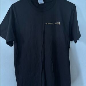 Columbia Black Tee with Yellow Logos